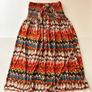 Multicolor Patterned Kid’s Dress